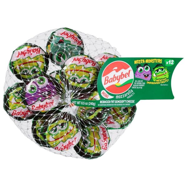 MINI BABYBEL: Mozzarella Cheese Variety 12 Count, 8.5 oz