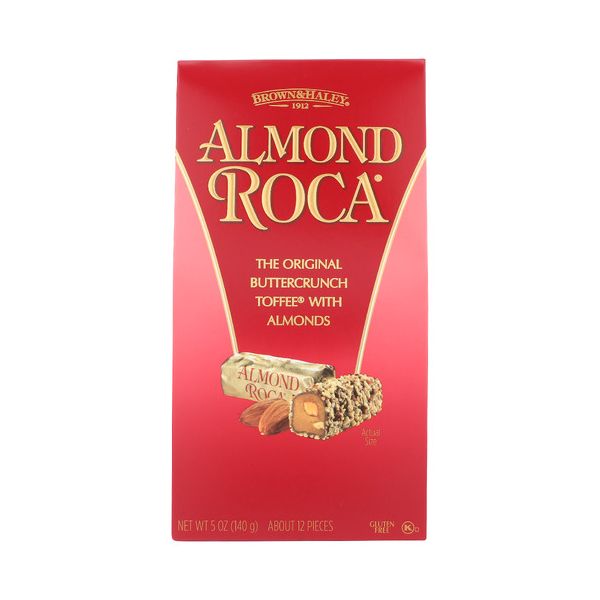 BROWN & HALEY: Almond Roca Buttercrunch Chocolate Stand-Up Box, 5 oz