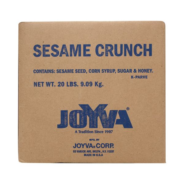 JOYVA: Sesame Crunch Individually Wrapped, 20 lb