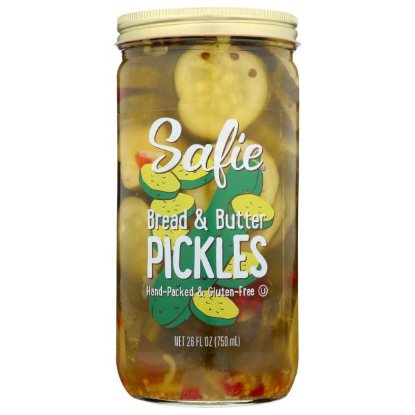 SAFIE: Bread & Butter Pickles, 26 oz