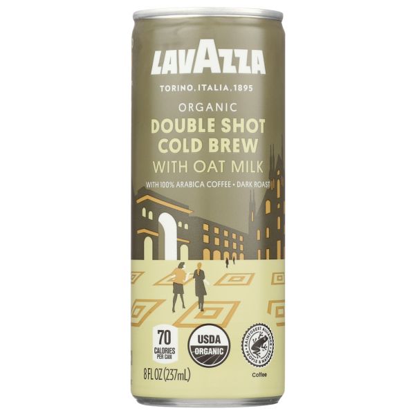 LAVAZZA: Double Shot Cold Brew Coffee, 8 fo