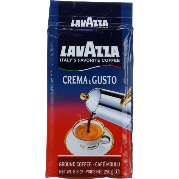 LAVAZZA: Crema E Gusto Classico Ground Coffee, 8.8 oz