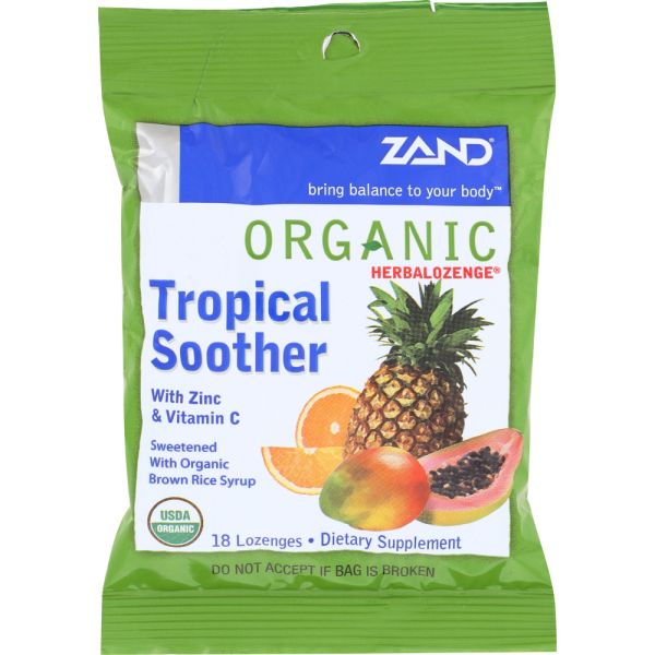 ZAND: Lozenges Herbal Tropical, 18 pc