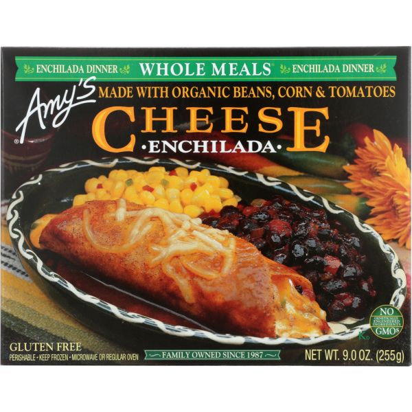 AMY'S: Cheese Enchilada Whole Meal, 9 oz