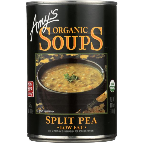 AMYS: Soup Split Pea Org Gf, 14.1 oz