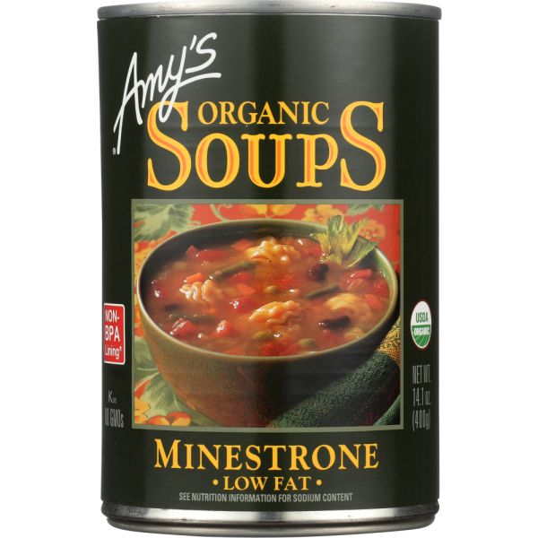 AMYS: Soup Minestrone Org, 14.1 oz