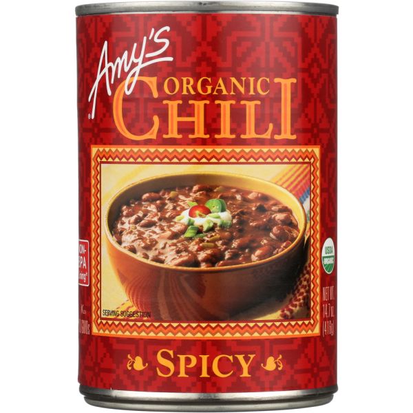 AMYS: Organic Chili Spicy, 14.7 oz
