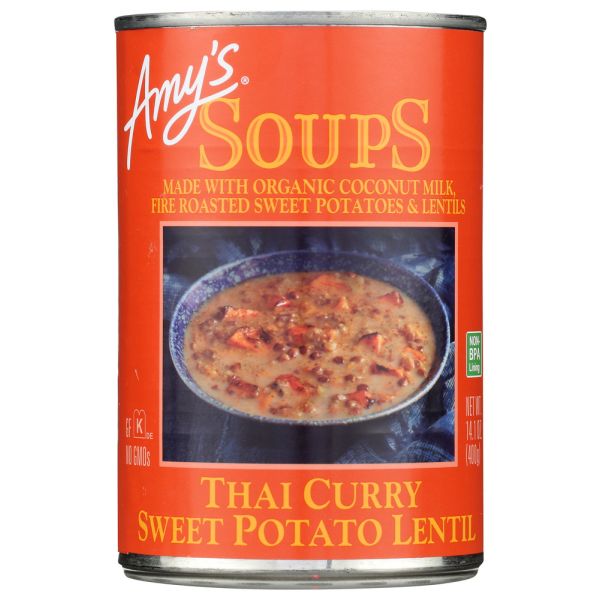 AMYS: Soup Thai Curry Sweet Lentil, 14.1 oz