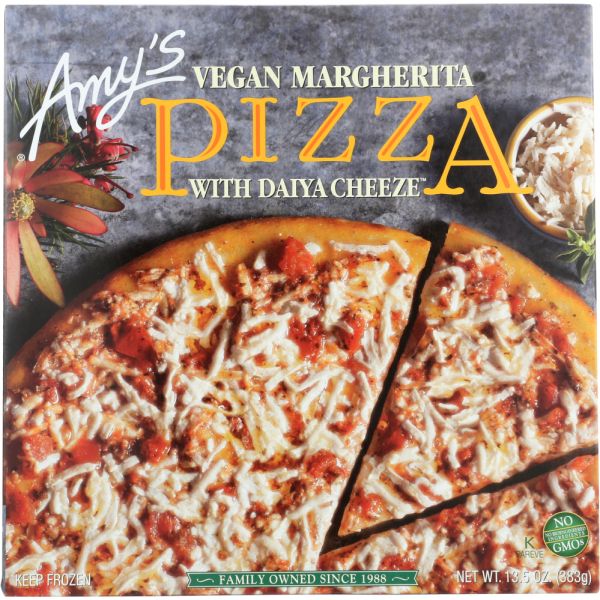 AMYS: Vegan Margherita Pizza with Daiya Cheeze, 13.50 oz