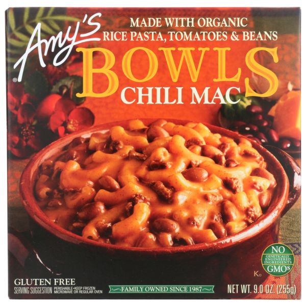 AMYS: Chili Mac Bowl, 9 oz