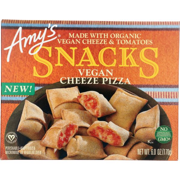 AMYS: Vegan Cheeze Pizza Snack, 6 oz