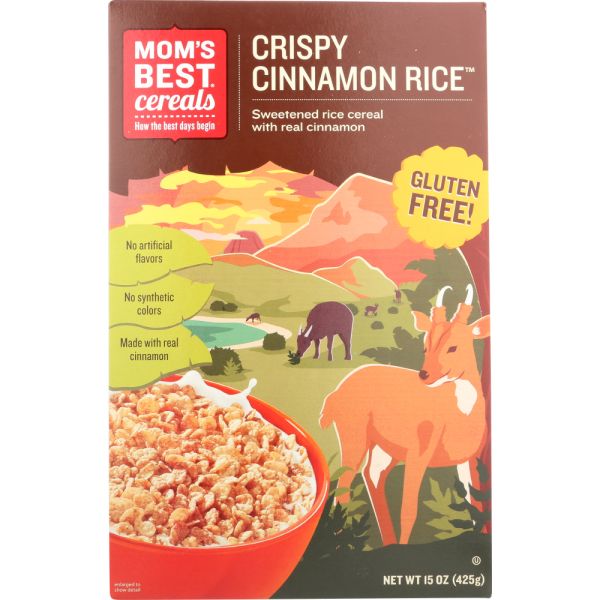 MOMS BEST: Cereal Cinnamon Rice, 15 oz