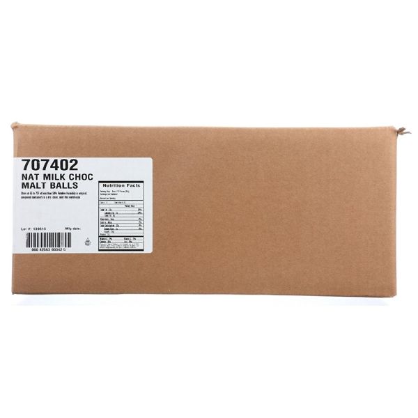 WOODSTOCK: Milk Chocolate Malt Balls, 15 lb
