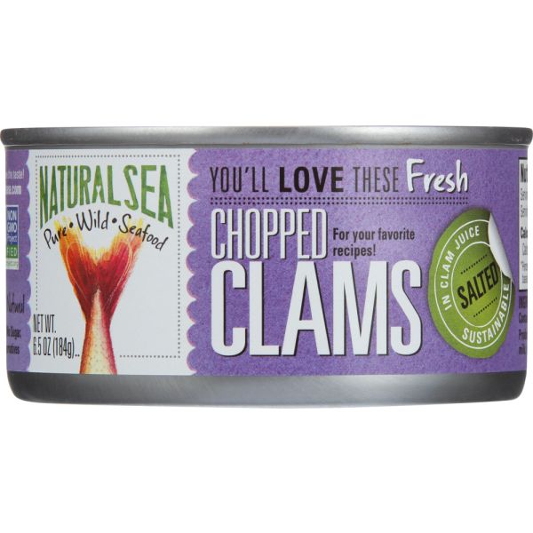 NATURAL SEA: Clam Chopped, 6.5 oz
