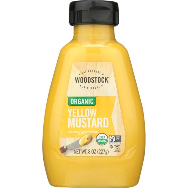 WOODSTOCK: Mustard Yellow Org, 8 oz