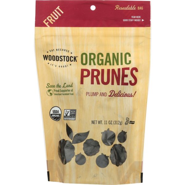 WOODSTOCK: Prunes Organic, 11 oz