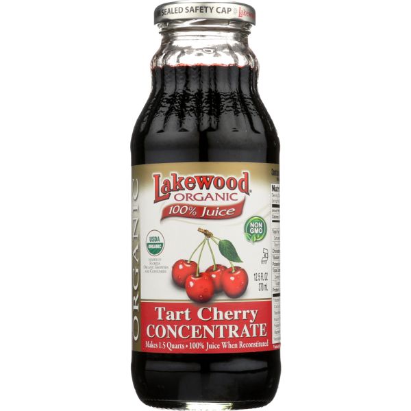 LAKEWOOD: Organic Juice Tart Cherry Concentrate, 12.5 oz