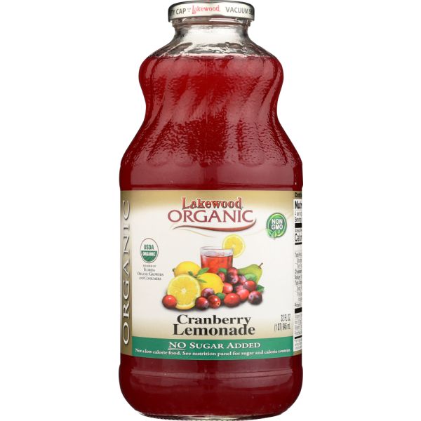 LAKEWOOD: Juice Cranberry Lemonade Organic, 32 fo
