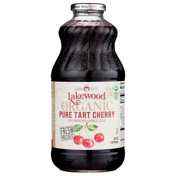 LAKEWOOD: Organic Pure Tart Cherry Juice, 32 fo