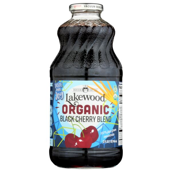 LAKEWOOD: Organic Black Cherry Blend Juice, 32 oz