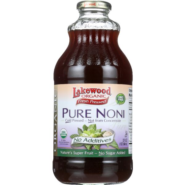 Lakewood Organic Pure Noni Juice, 32 Oz