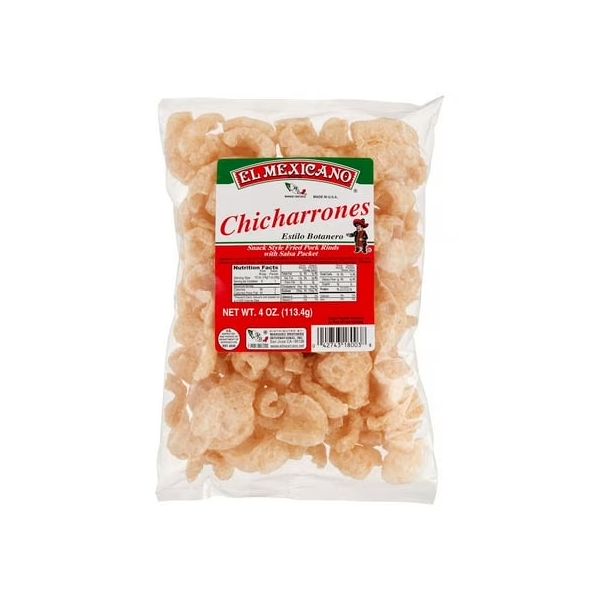 EL MEXICANO: Chicharrones Original, 4 oz