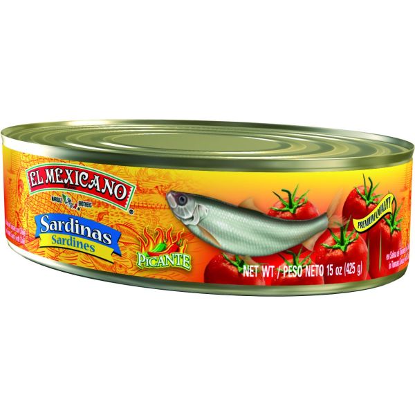 EL MEXICANO: Sardines in Chili Sauce, 15 oz