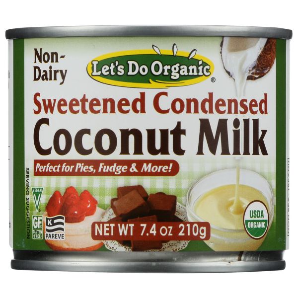 LETS DO ORGANICS: Organic Sweetened Condensed Coconut Milk, 7.4 oz