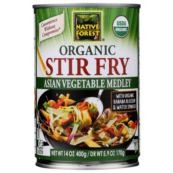 NATIVE FOREST: Organic Stir Fry Asian Vegetable Medley, 14 oz