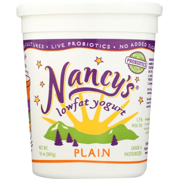 NANCYS: Lowfat Yogurt Plain, 32 oz