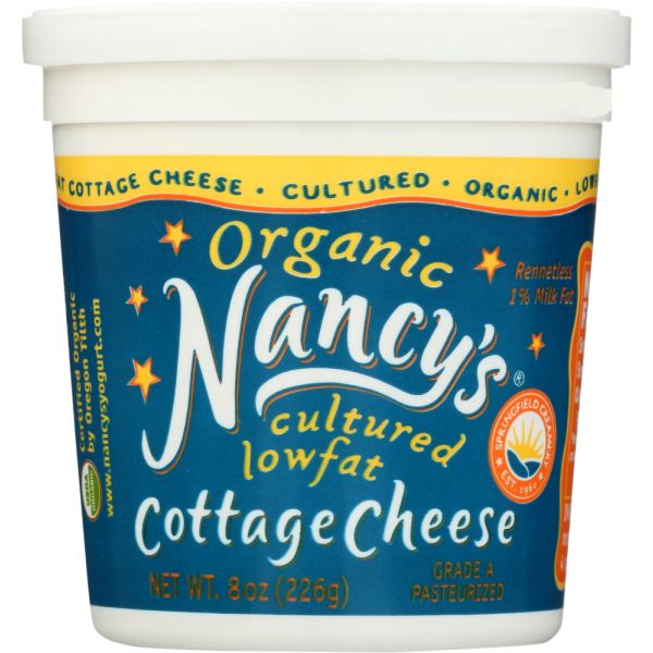 NANCYS: Organic Lowfat Cottage Cheese, 8 oz