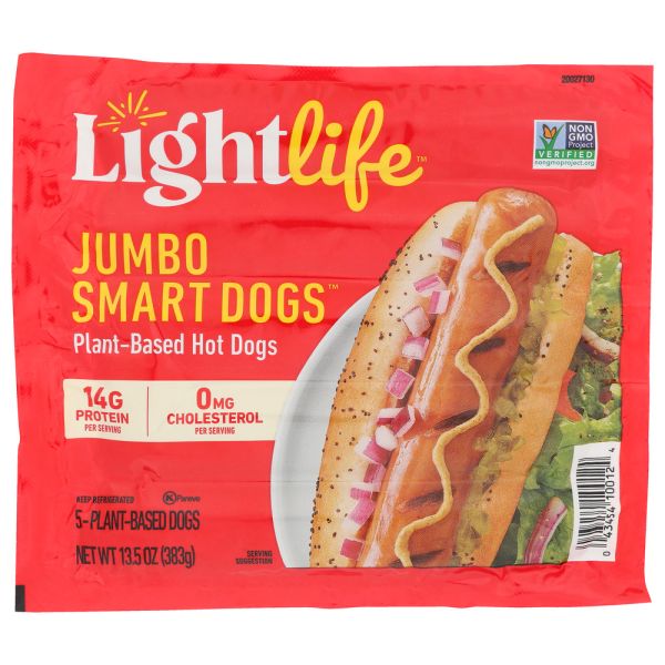 LIGHTLIFE: Smart Dogs Jumbo, 13.5 oz