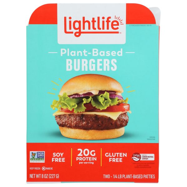 LIGHTLIFE: Burger Plnt Bsd, 8 oz