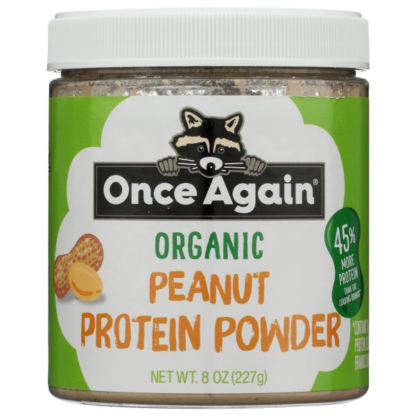 ONCE AGAIN: Organic Original Peanut Protein Powder, 8 oz