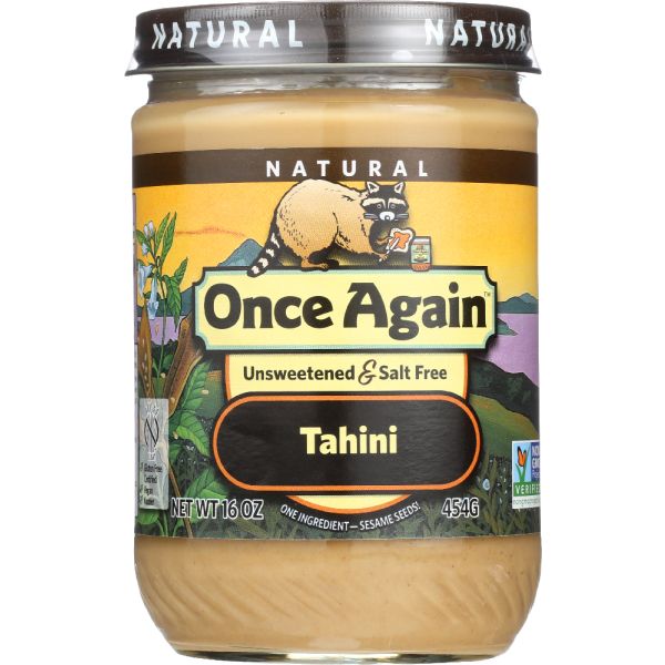 ONCE AGAIN: Nut Butter Tahini, 16 oz