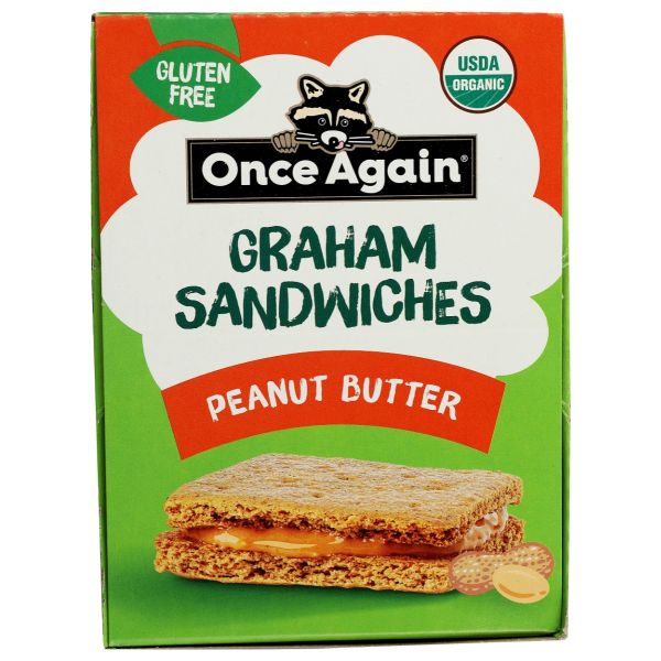 ONCE AGAIN: Peanut Butter Graham Sandwiches, 19 oz