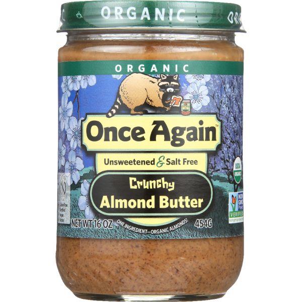 ONCE AGAIN: Nut Butter Almond Crunchy, 16 oz