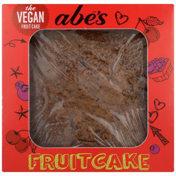 ABES: Square Cke Vgn Fruit Cake, 24 oz