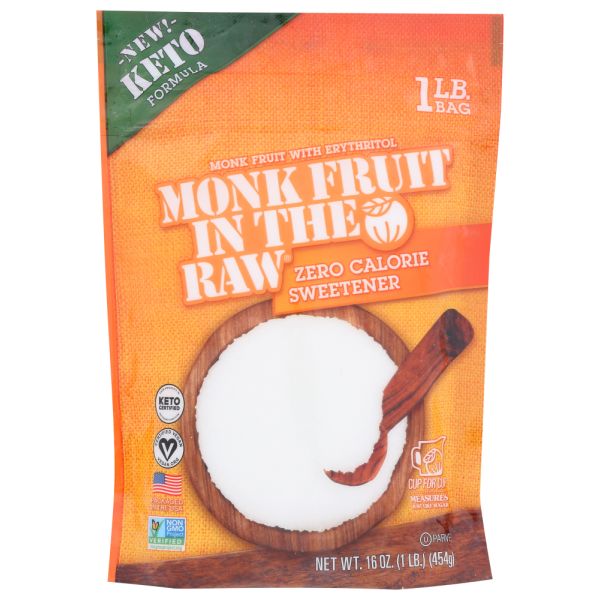 IN THE RAW: Monk Fruit Keto Bakers Bag, 16 oz