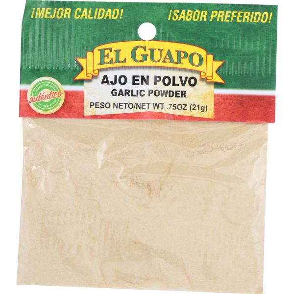 EL GUAPO: Garlic Powder, 0.75 oz