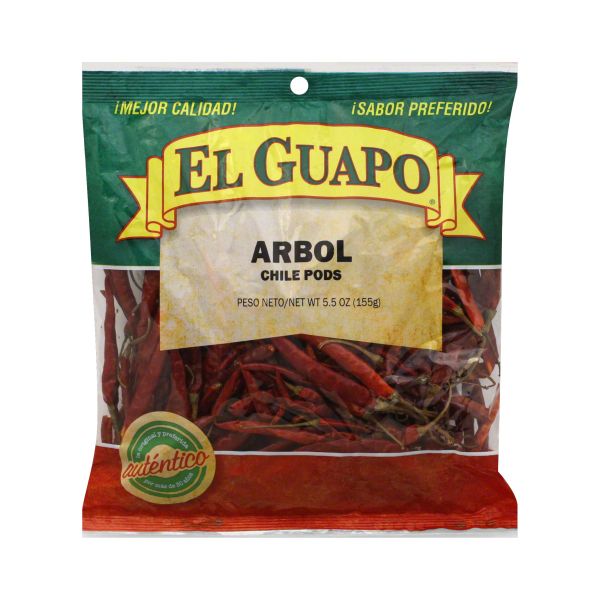 EL GUAPO: Spice Chili De Arbol Whole, 5.5 oz