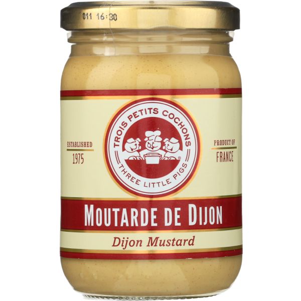 LES TROIS PETITS: Dijon Mustard, 7 oz