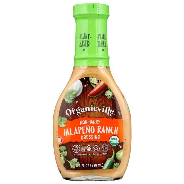 ORGANICVILLE: Drsng No Dairy Jal Rnch, 8 fo