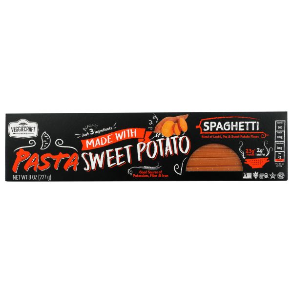 VEGGIECRAFT: Sweet Potato Spaghetti Pasta, 8 oz