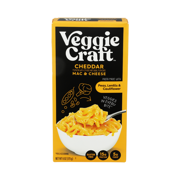 VEGGIECRAFT: Mac And Cheese Pasta, 6 oz