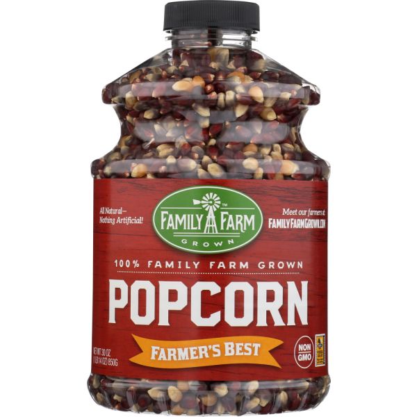 FAMILY FARM GROWN: Popcorn Farmers Jar, 30 oz