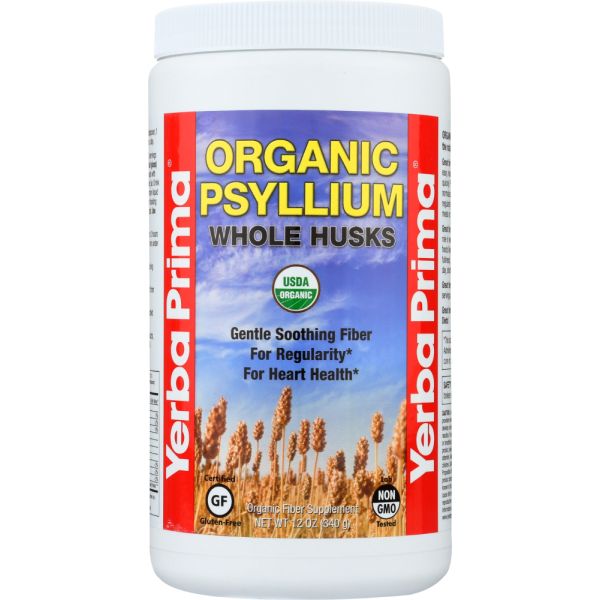 YERBA PRIMA: Organic Psyllium Whole Husks, 12 oz