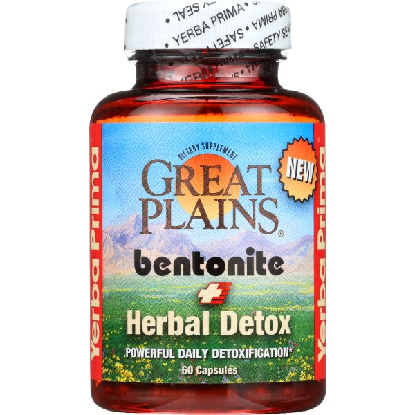 YERBA PRIMA: Bentonite Herbal Detox, 60 cp