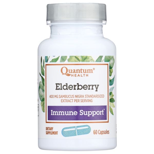 QUANTUM HEALTH: Elderberry Immune Defense Extract, 60 capsules