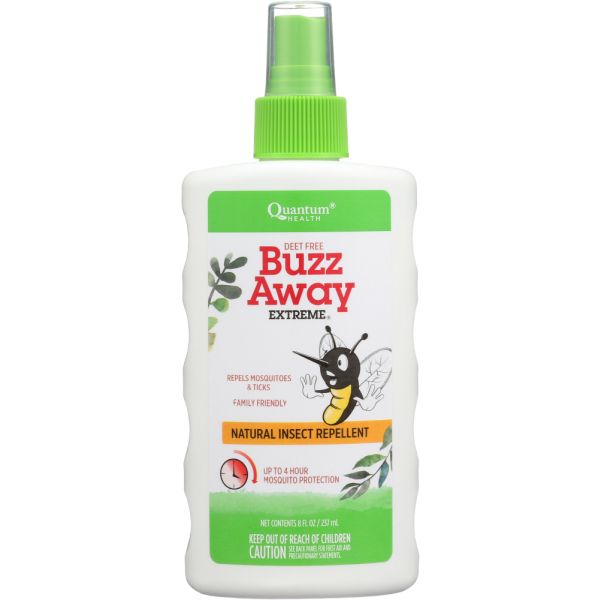 Quantum Health Buzz Away Extreme Natural Insect Repellent, 8 Oz